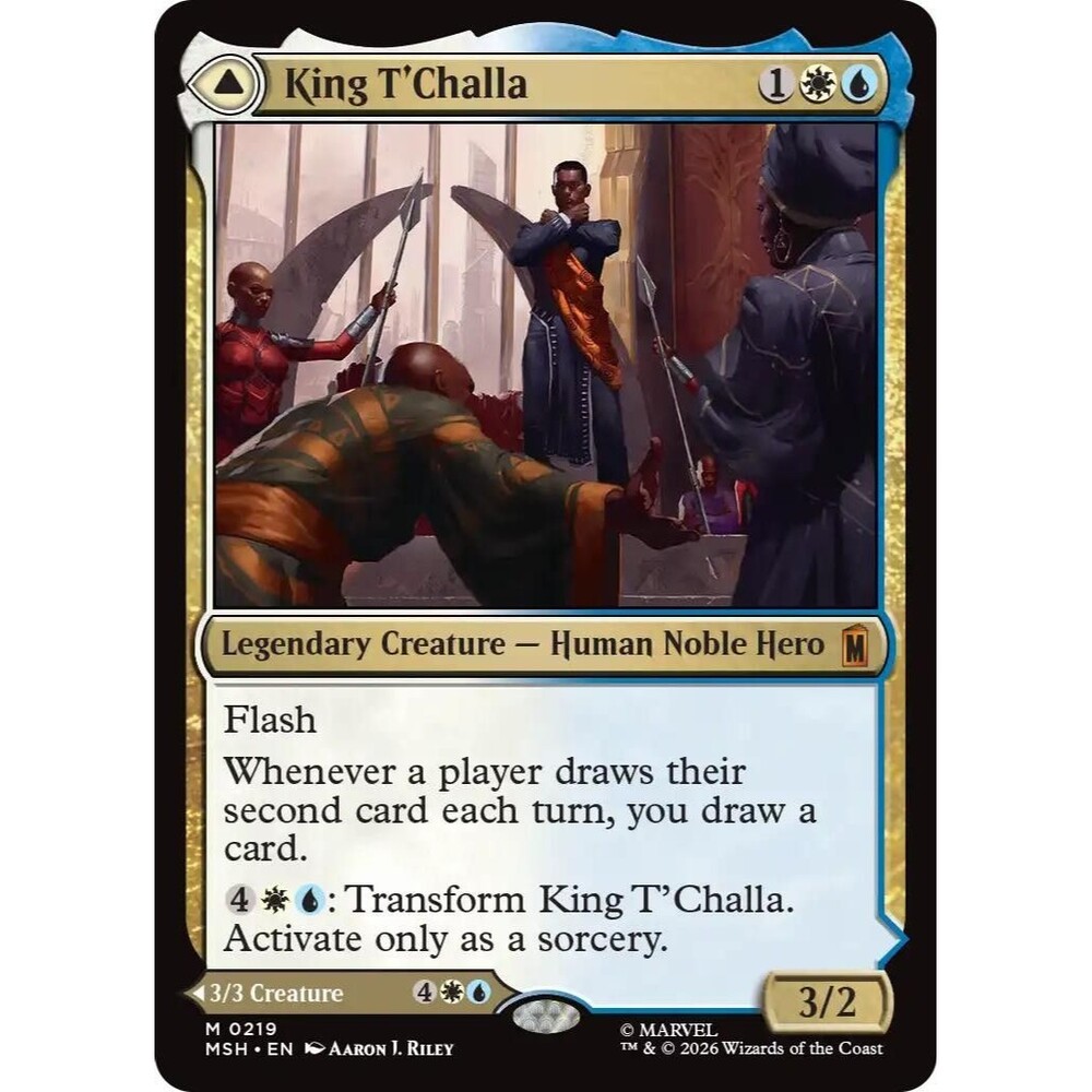 King T'Challa | MSH | 219 | NM/Mythic | 080-MTG-A